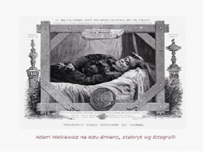 Adam Mickiewicz na łożu śmierci